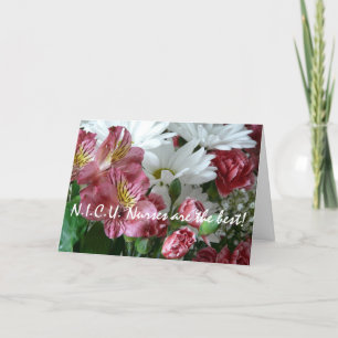 Tarjeta De Agradecimiento Las enfermeras de la Unión Nacional de Enfermeras 