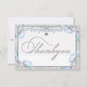 Tarjeta De Agradecimiento Las estrellas de mar y los diamantes le agradecen