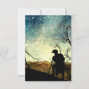 Tarjeta De Agradecimiento “Las estrellas que la naturaleza colgó” de Arthur 