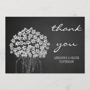 Tarjeta De Agradecimiento Las flores rústicas del tarro de albañil de la