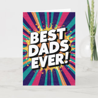 Tarjeta De Agradecimiento Las mejores papas, todas las papas gay del día de