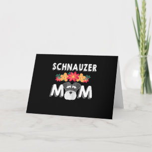 Tarjeta De Agradecimiento Las mujeres adoran a la mamá Schnauzer que ama a l
