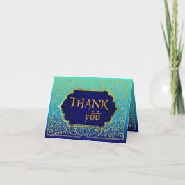 Tarjeta De Agradecimiento Las noches árabes de Bollywood le agradecen