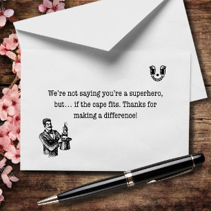 Tarjeta De Agradecimiento Las Superpotencias No Son Necesarias, Sino Aprecia