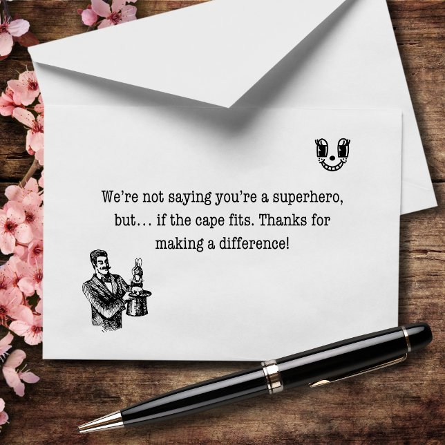 Tarjeta De Agradecimiento Las Superpotencias No Son Necesarias, Sino Aprecia (Subido por el creador)