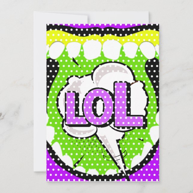 Tarjeta De Agradecimiento Lauder en voz alta (Anverso)