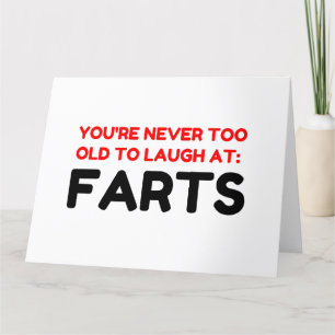 Tarjeta De Agradecimiento Laugh Farts