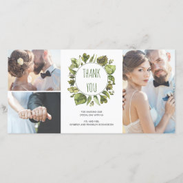 Tarjeta De Agradecimiento Laurel Wreath Greeneration Gracias