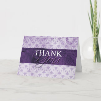 Tarjeta De Agradecimiento Lavanda Gracias Cartas Sencillas En Blanco Interio