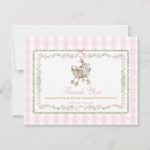 Lazo para baby shower de conejito rosa Grandmillen