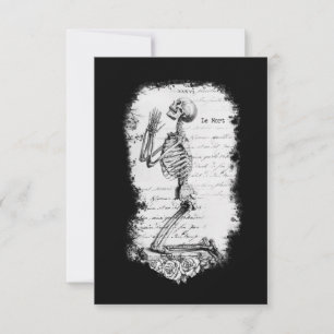 Tarjeta De Agradecimiento Le Mort