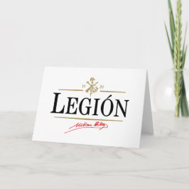 Tarjeta De Agradecimiento Legión