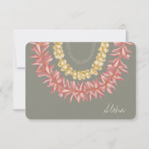 Tarjeta De Agradecimiento Lei Day por Wander con Aloha