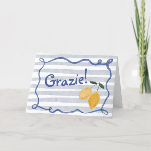 Tarjeta De Agradecimiento Lemon Baby Boy Shower Gracias