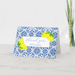 Tarjeta De Agradecimiento Lemons Lemons Bridal Shower