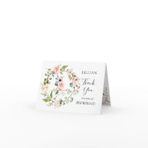 Leña Floral Bridesmaid monograma L