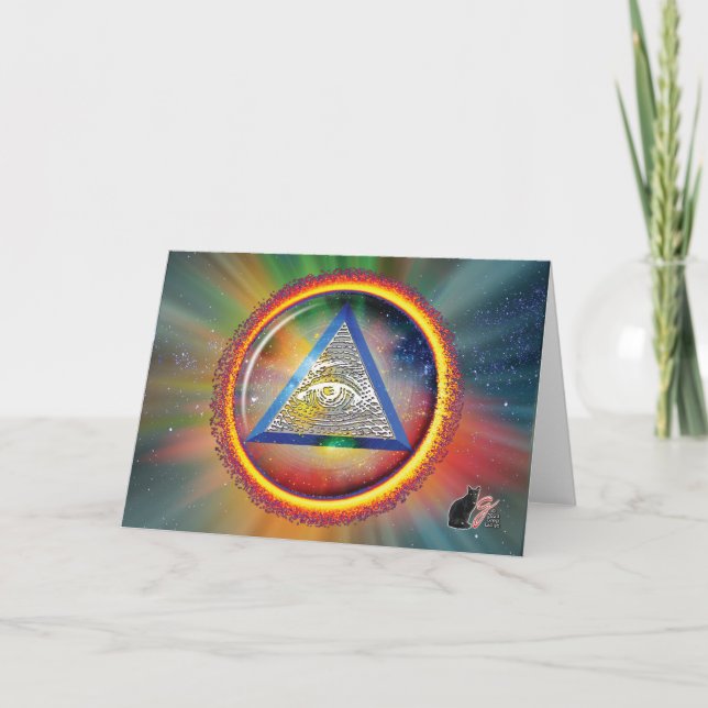 Tarjeta De Agradecimiento Lentes de providencia (Anverso)