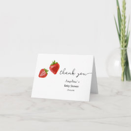 Tarjeta De Agradecimiento Lento Gracias Baby Shower.