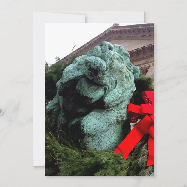 Tarjeta De Agradecimiento León del Sur en el Instituto de Arte de Chicago (Anverso)