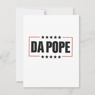 Tarjeta De Agradecimiento León XIV Iglesia Cristiana Da Pope