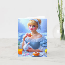 Tarjeta De Agradecimiento Les merveilles d'Alice au pays imaginaire -
