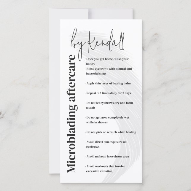 Tarjeta De Agradecimiento Letras en negrita blanca simple (Anverso)