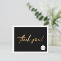 Leyenda manuscrita logotipo de Black Gold Business