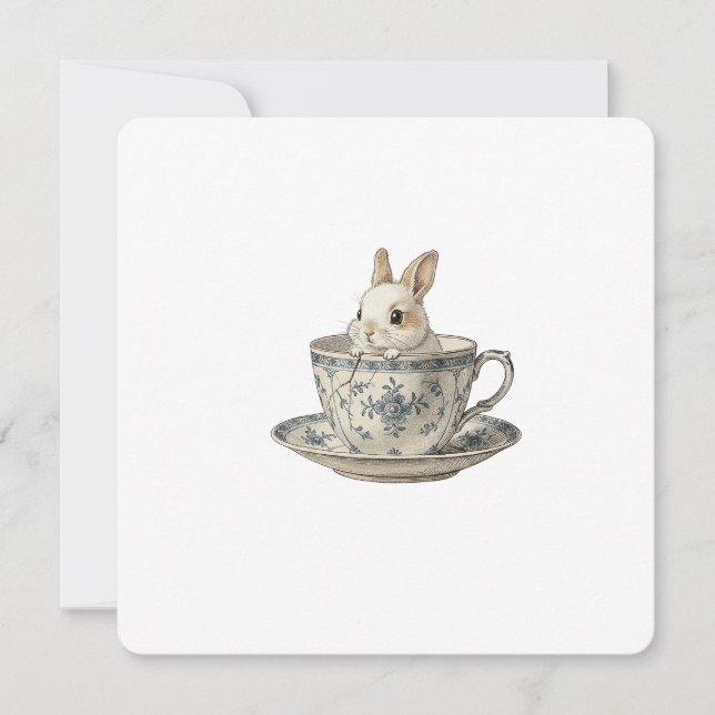 Tarjeta De Agradecimiento L'heure du thé (Anverso)