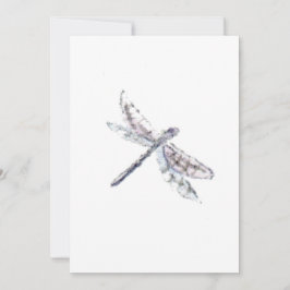 Tarjeta De Agradecimiento libélula solitaria