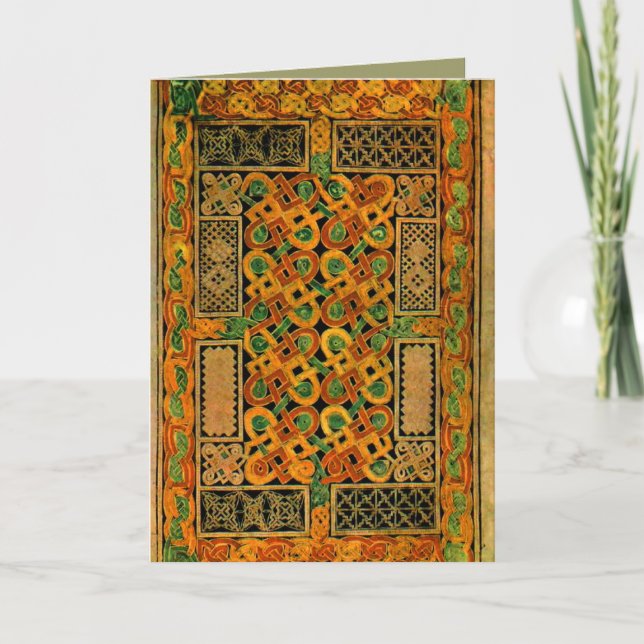 Tarjeta De Agradecimiento Libro de Durrow (Anverso)