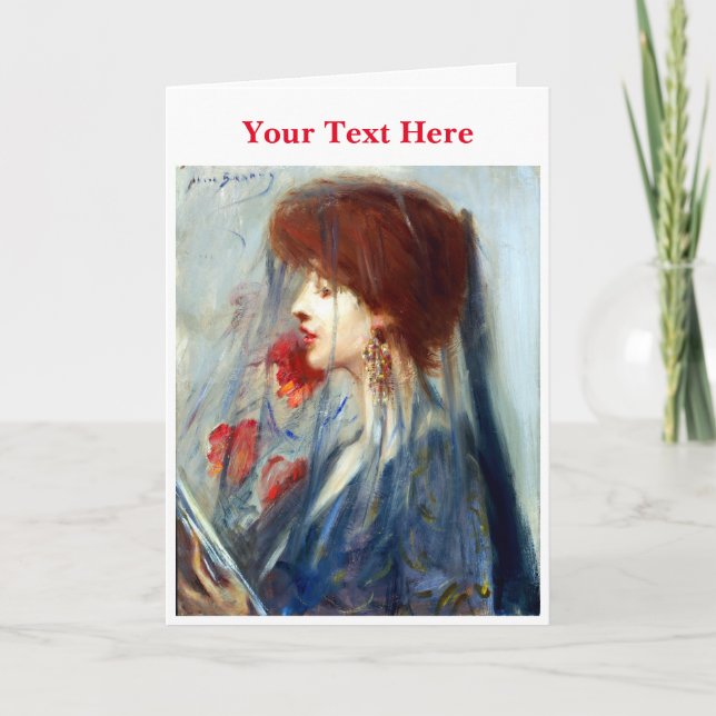 Tarjeta De Agradecimiento Libro de sueños de Alice Pike Barney (Anverso)