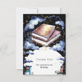 Tarjeta De Agradecimiento Libro Mágico de Cumpleaños Personalizado y Caprich