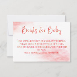Tarjeta De Agradecimiento Libros de Caramelo de Menta para Bebe Insert | Fes