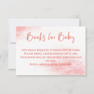Tarjeta De Agradecimiento Libros de Caramelo de Menta para Bebe Insert   Fes