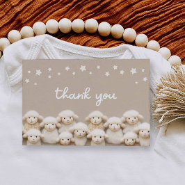 Tarjeta de agradecimiento ligera para el pequeño c