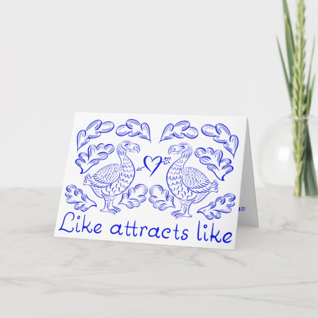 Tarjeta De Agradecimiento Like Attracts Like (Anverso)