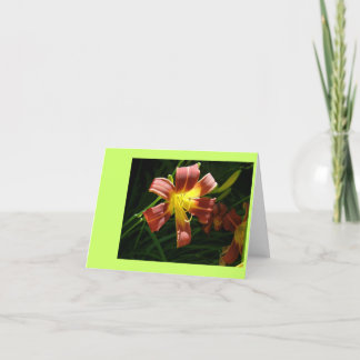 Tarjeta De Agradecimiento Lily