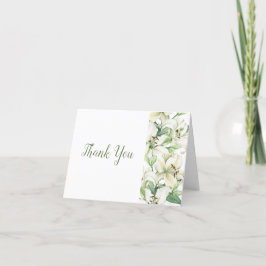 Tarjeta De Agradecimiento LILY Blossom Elegance Boda