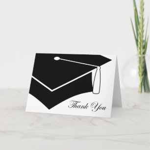 Tarjeta De Agradecimiento límite de graduación :gracias