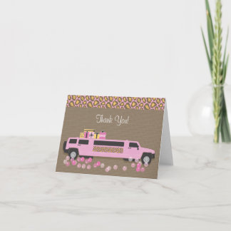Tarjeta de agradecimiento Limo