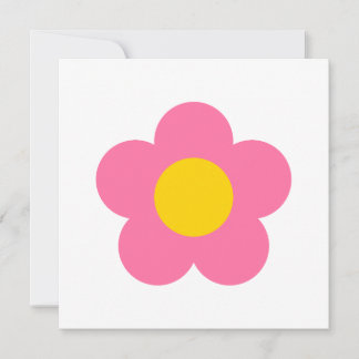 Tarjeta De Agradecimiento Linda flor rosa