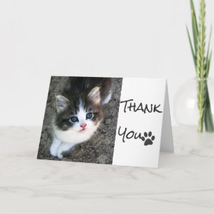 Tarjeta De Agradecimiento Lindo "Gracias" Personalizable