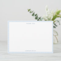 Lindo Personalizado de Cuadros Azul Claro Retro