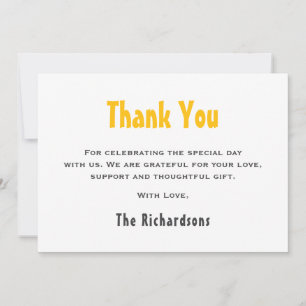 Tarjeta De Agradecimiento Lindo Simple Primer Viaje Alrededor Del Sol Cumple