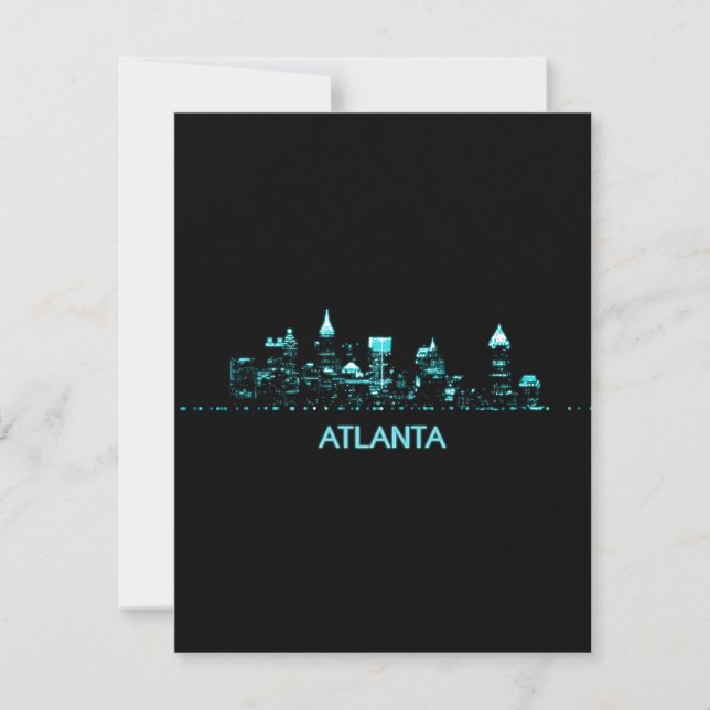 Tarjeta De Agradecimiento Línea aérea de Atlanta (Anverso)