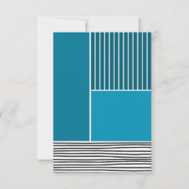 Tarjeta De Agradecimiento Líneas abstractas