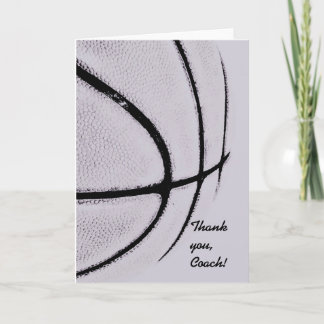 Tarjeta De Agradecimiento líneas de baloncesto - y moda urbana de textura