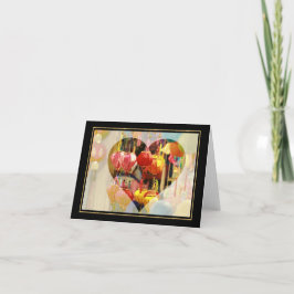 Tarjeta De Agradecimiento Linterna vietnamita doblada Notecard