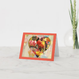 Tarjeta De Agradecimiento Linterna vietnamita doblada Notecard