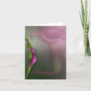 Tarjeta De Agradecimiento Lirio de Calla ¡Gracias!